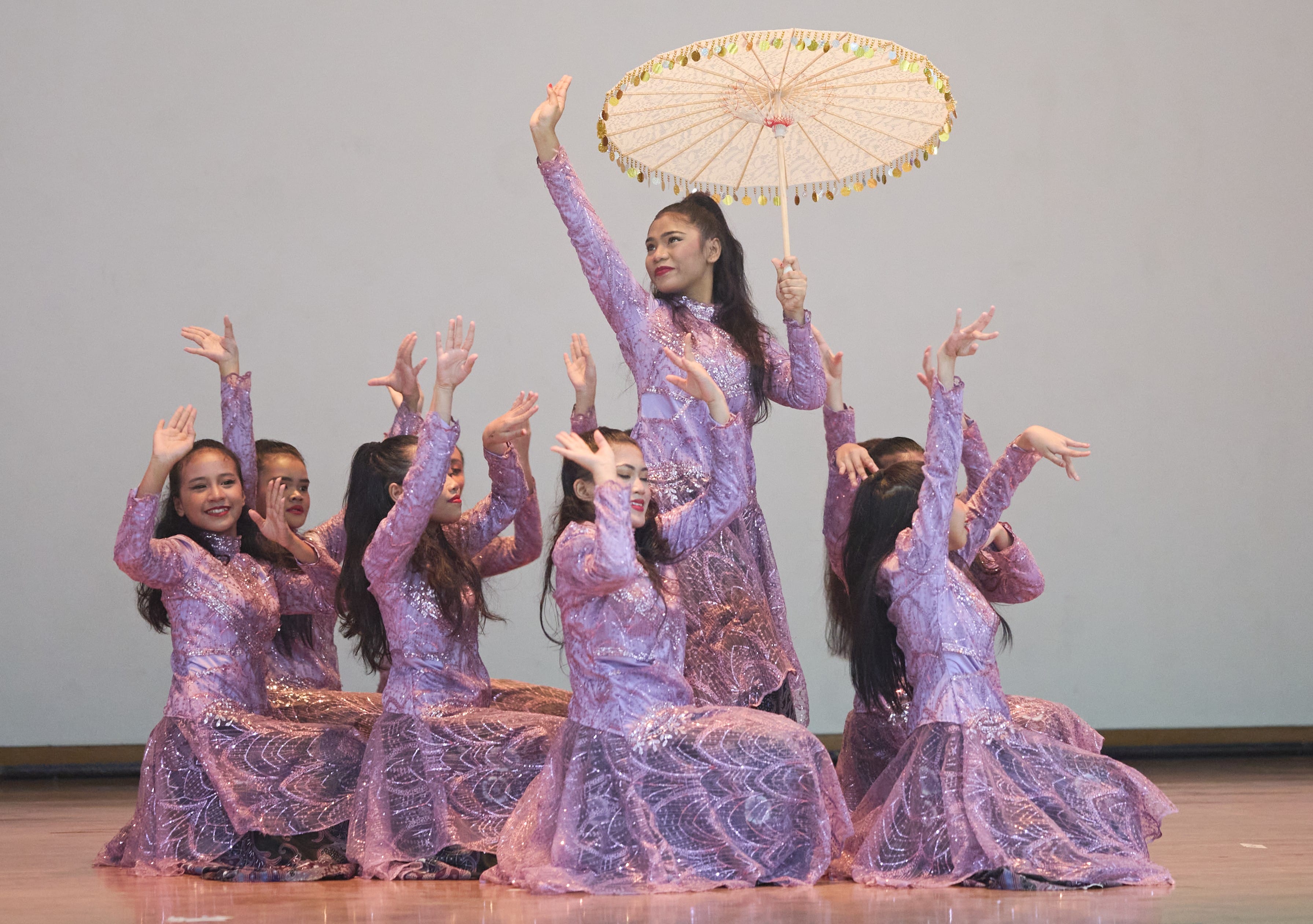 Students in Malay Dance CCA